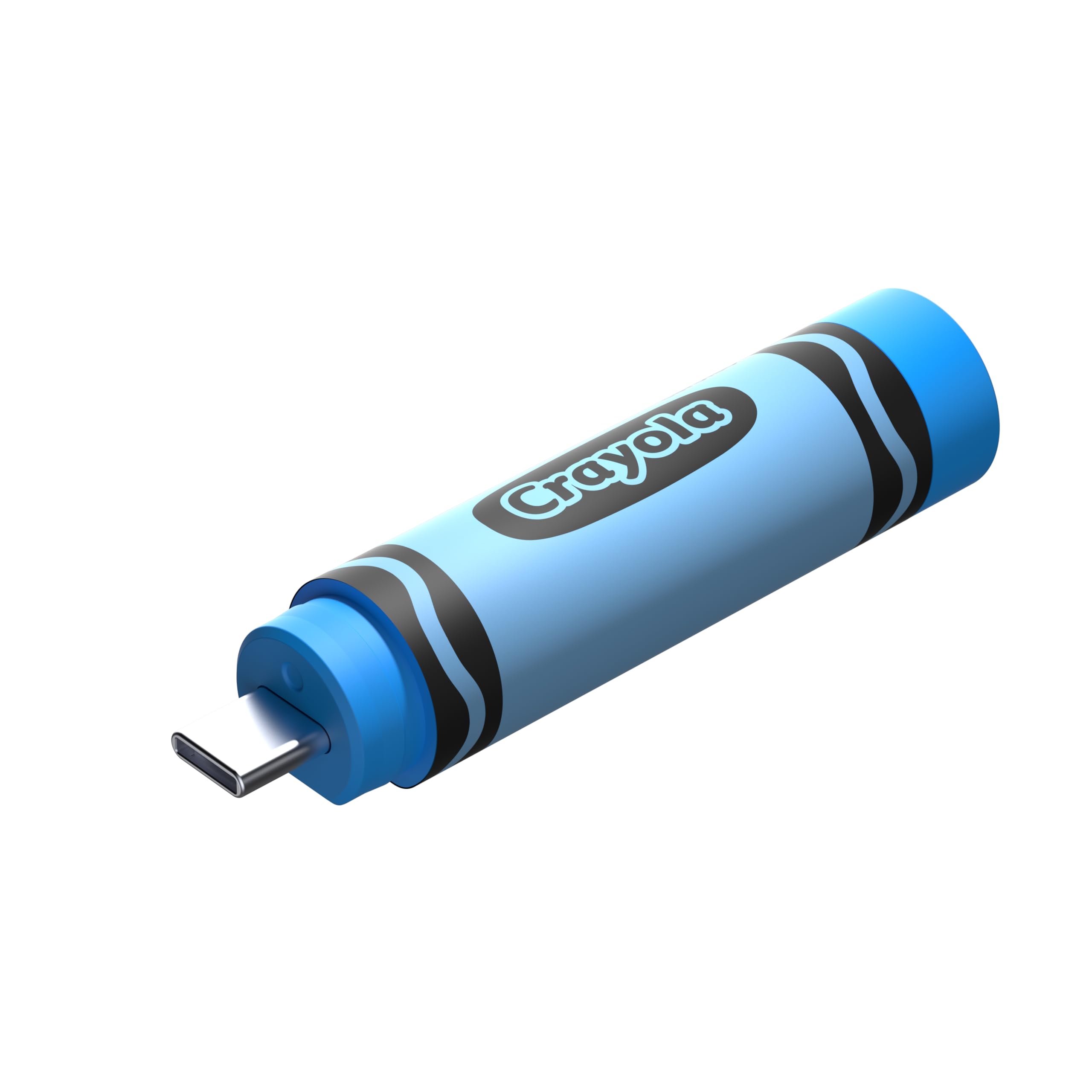 SANDISK 256GB Crayola USB-C Flash Drive, Cerulean Blue - Up to 300MB/s Read speeds, USB 3.2 Gen 1, USB Type-C - Crayon-Shaped Drive - SDCZIC-256G-G46B
