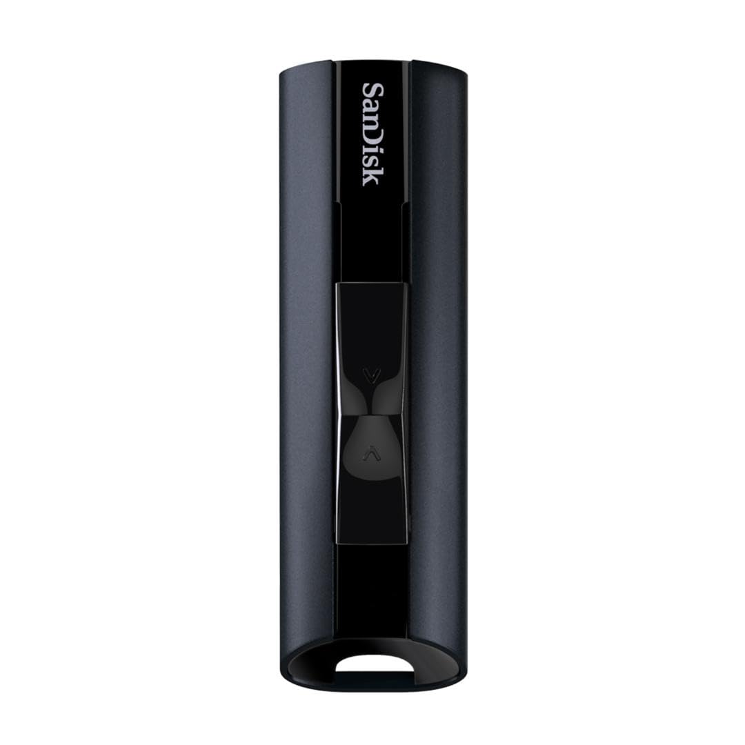 SanDisk 256GB Extreme PRO USB 3.2 Solid State Flash Drive - Up to 420MB/s, Durable Aluminum Metal Casting - SDCZ880-256G-GAM46,Black