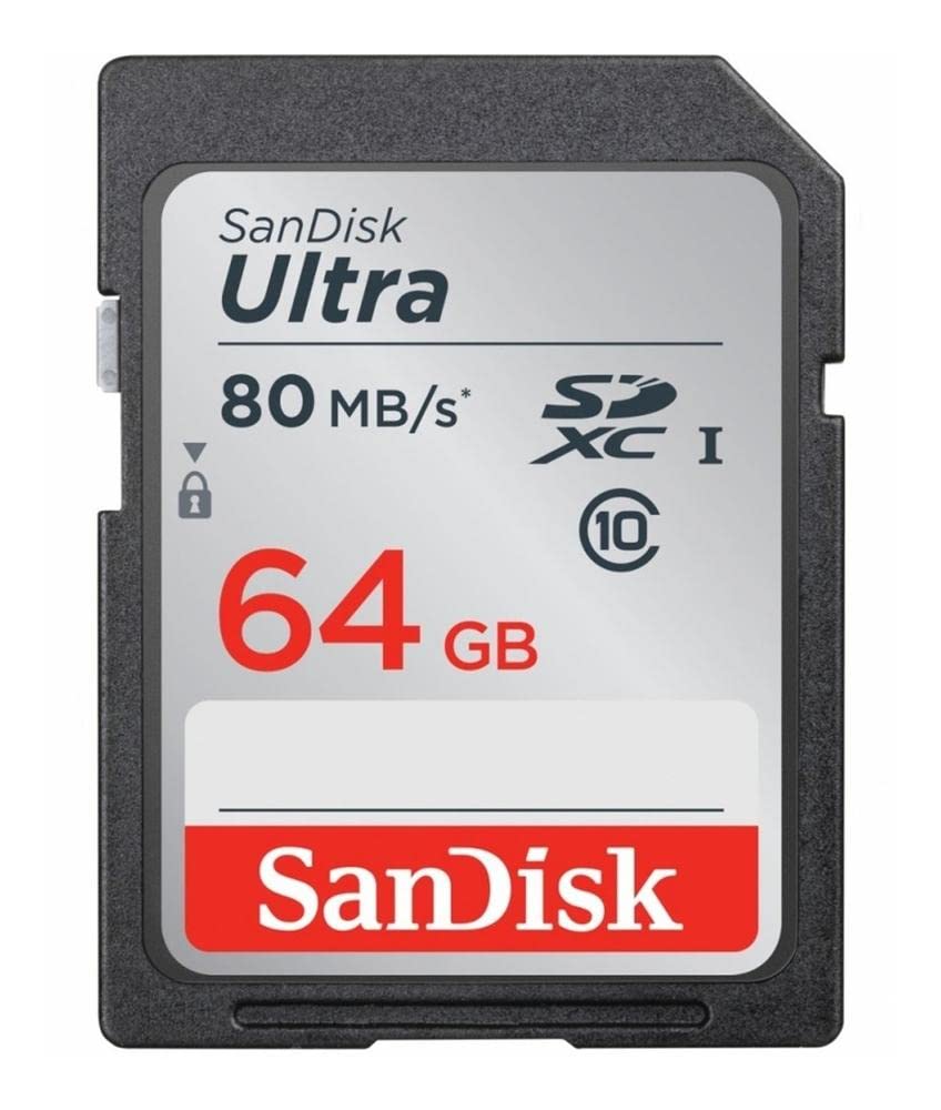 SanDisk Ultra 64GB Class 10 SDXC UHS-I Memory Card up to 80MB/s (SDSDUNC-064G-GN6IN) 4 SanDisk Ultra 64GB Class 10 SDXC UHS-I Memory Card up to 80MB/s (SDSDUNC-064G-GN6IN)