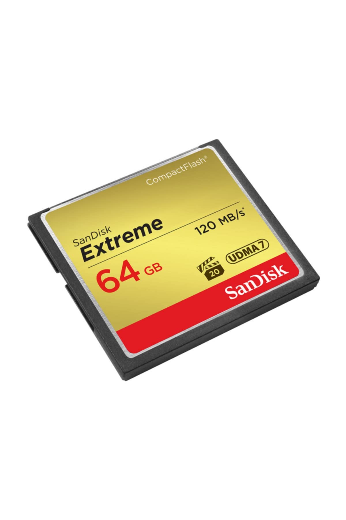 SanDisk 64GB Extreme CompactFlash Memory Card UDMA 7 Speed Up To 120MB/s - SDCFXSB-064G-G46