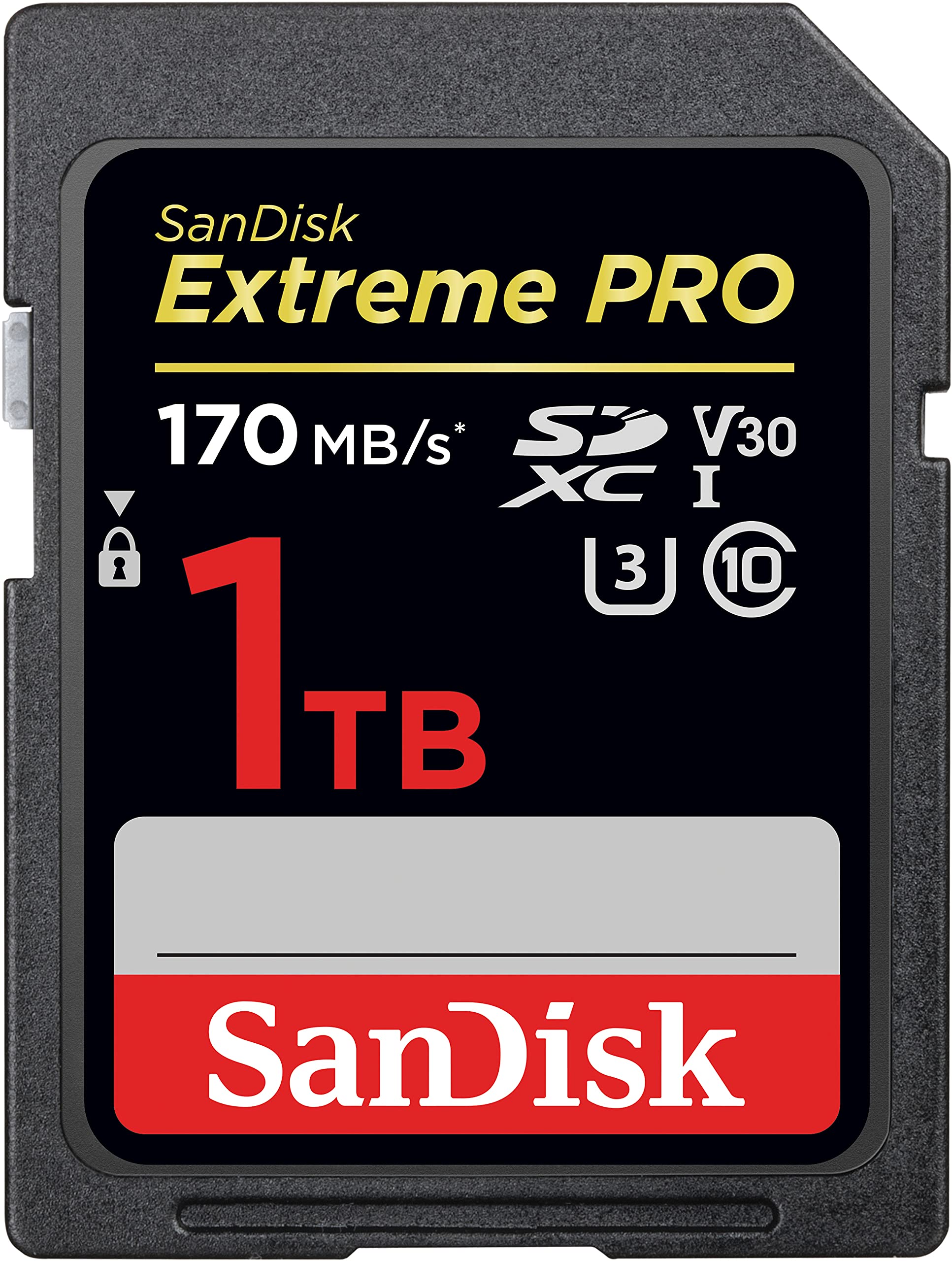 [Older Version] SanDisk 1TB Extreme PRO SDXC UHS-I Card - C10, U3, V30, 4K UHD, SD Card - SDSDXXY-1T00-GN4IN