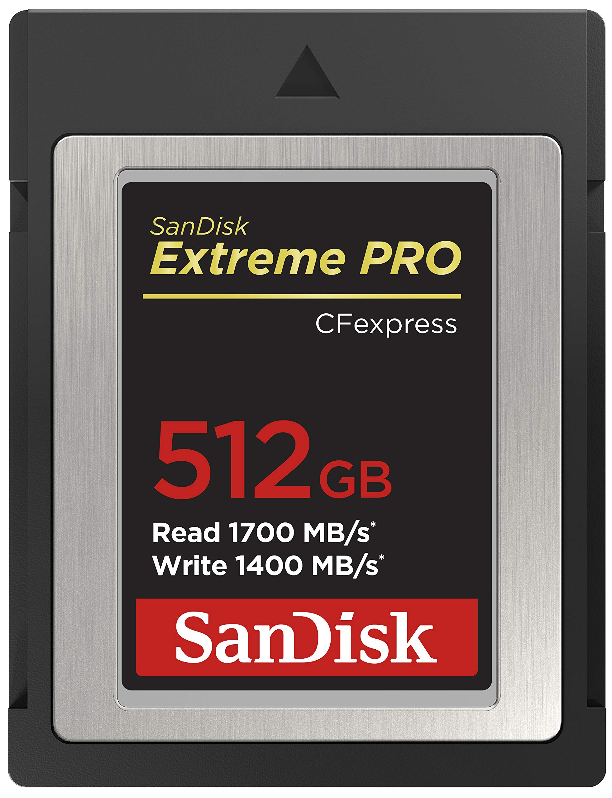 SanDisk 512GB Extreme PRO CFexpress Card Type B - SDCFE-512G-GN4NN, micro sdxc Interface, XQD Memory Type