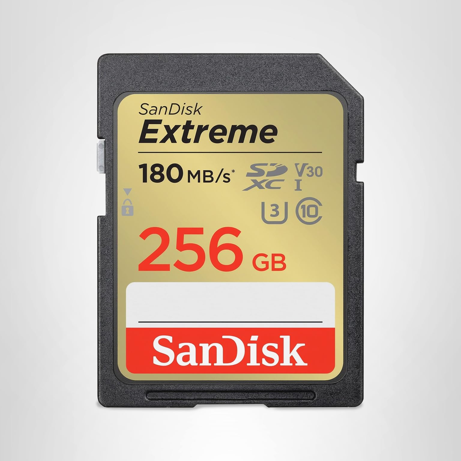 SanDisk 256GB Extreme SDXC UHS-I Memory Card - C10, U3, V30, 4K, UHD, SD Card - SDSDXVV-256G-GNCIN