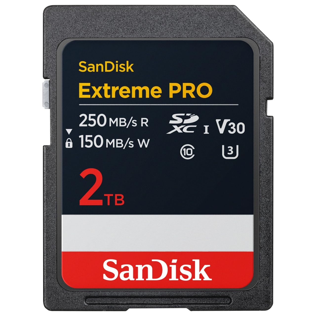 SanDisk 2TB Extreme PRO SDXC UHS-I Memory Card - Up to 250MBs - C10, U3, V30, 4K UHD, SD Card - SDSDXXD-2T00-GN4IN