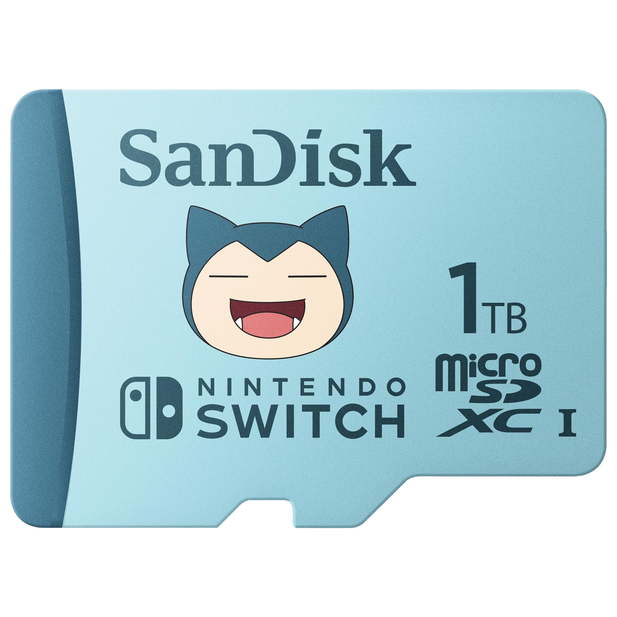 SanDisk 1TB microSDXC Card Licensed for Nintendo Switch, Pokémon Snorlax Edition - SDSQXAO-1T00-GN6ZK
