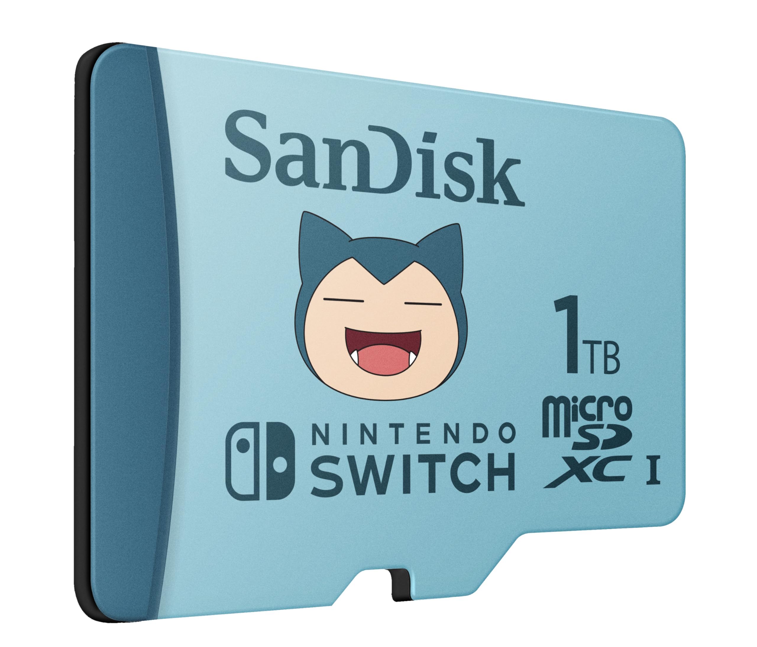 SanDisk 1TB microSDXC Card Licensed for Nintendo Switch, Pokémon Snorlax Edition - SDSQXAO-1T00-GN6ZK