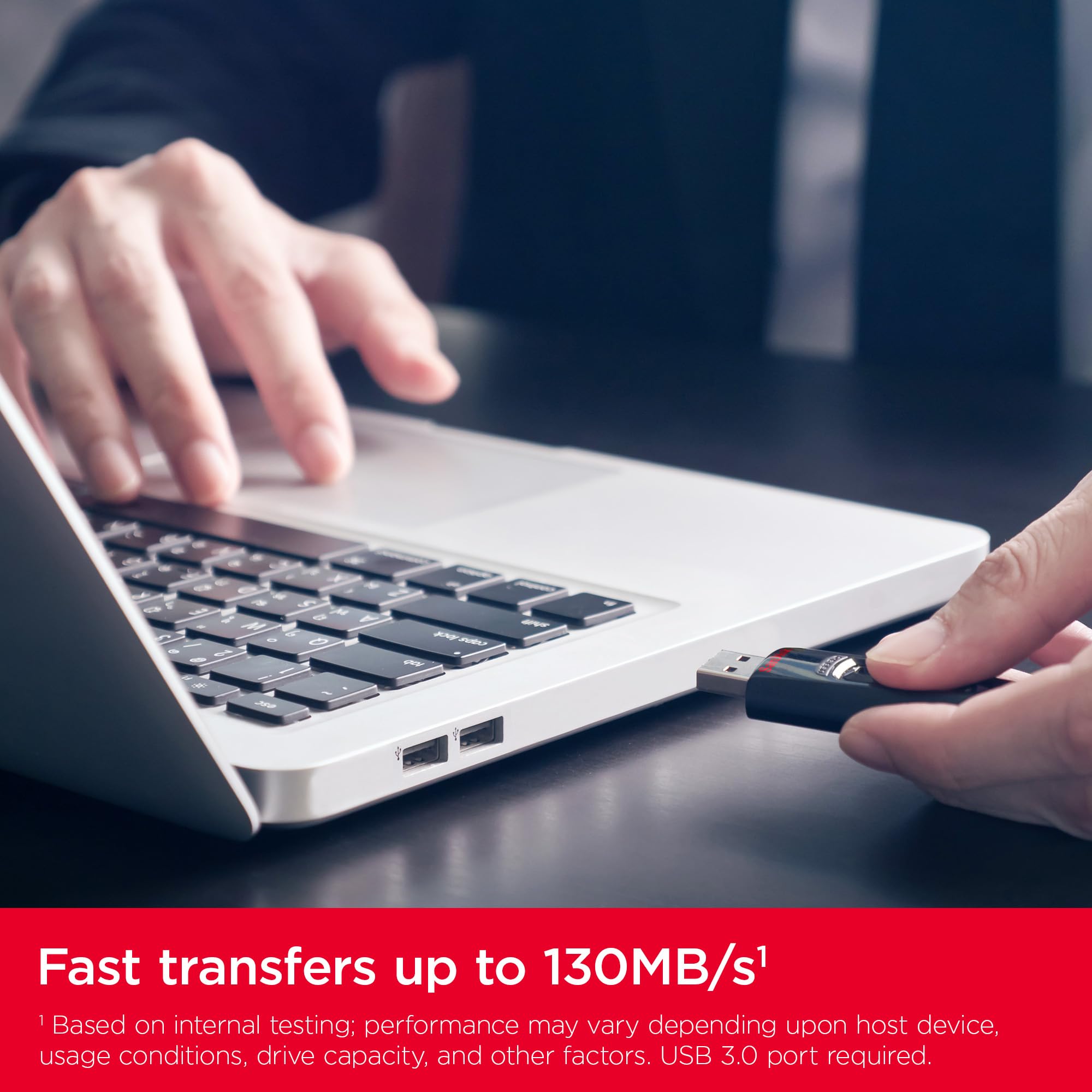 SanDisk 1TB Ultra USB 3.0 Flash Drive - Up to 130MB/s Read speeds - Black - SDCZ48-1T00-G46 6 SanDisk 1TB Ultra USB 3.0 Flash Drive - Up to 130MB/s Read speeds - Black - SDCZ48-1T00-G46