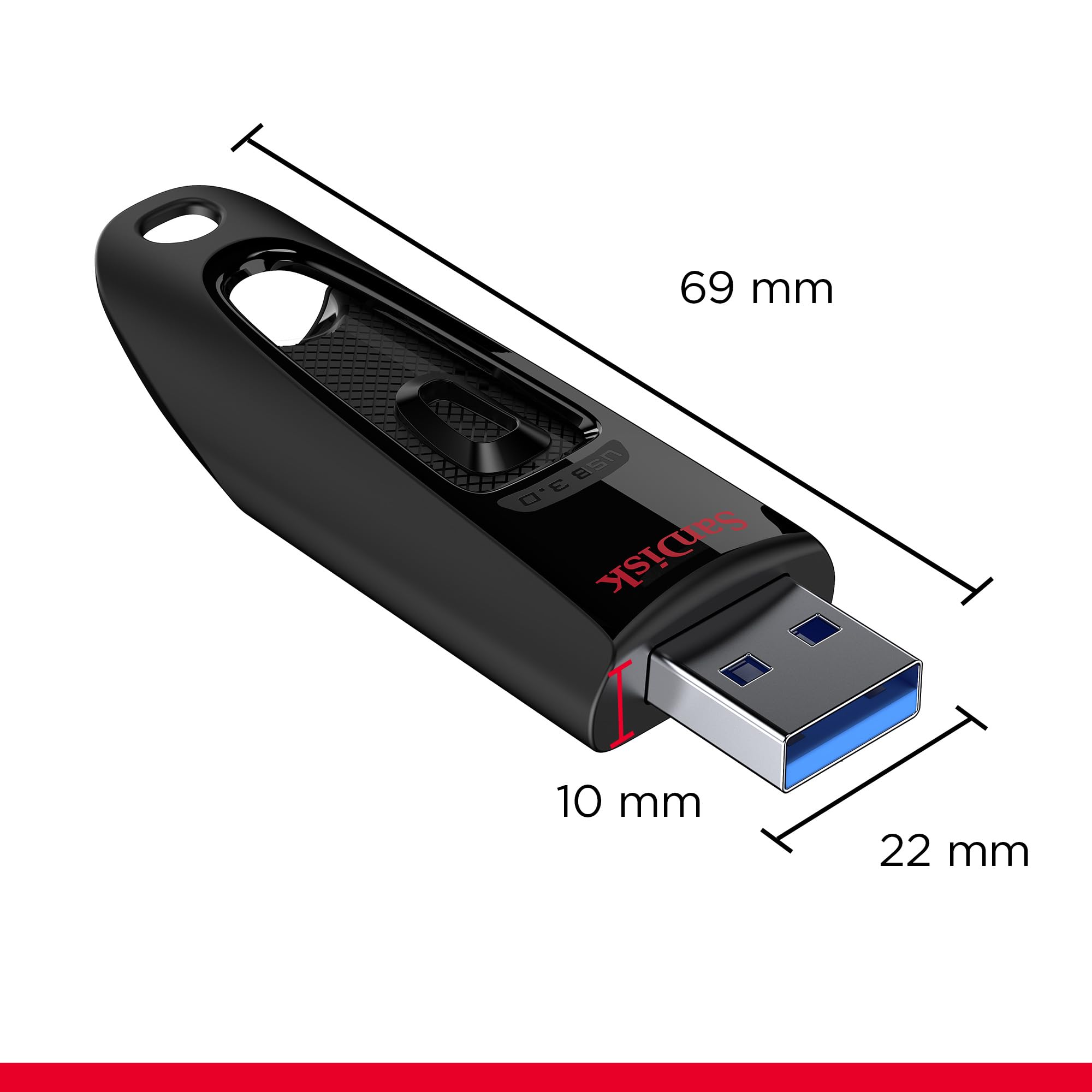 SanDisk 1TB Ultra USB 3.0 Flash Drive - Up to 130MB/s Read speeds - Black - SDCZ48-1T00-G46 7 SanDisk 1TB Ultra USB 3.0 Flash Drive - Up to 130MB/s Read speeds - Black - SDCZ48-1T00-G46