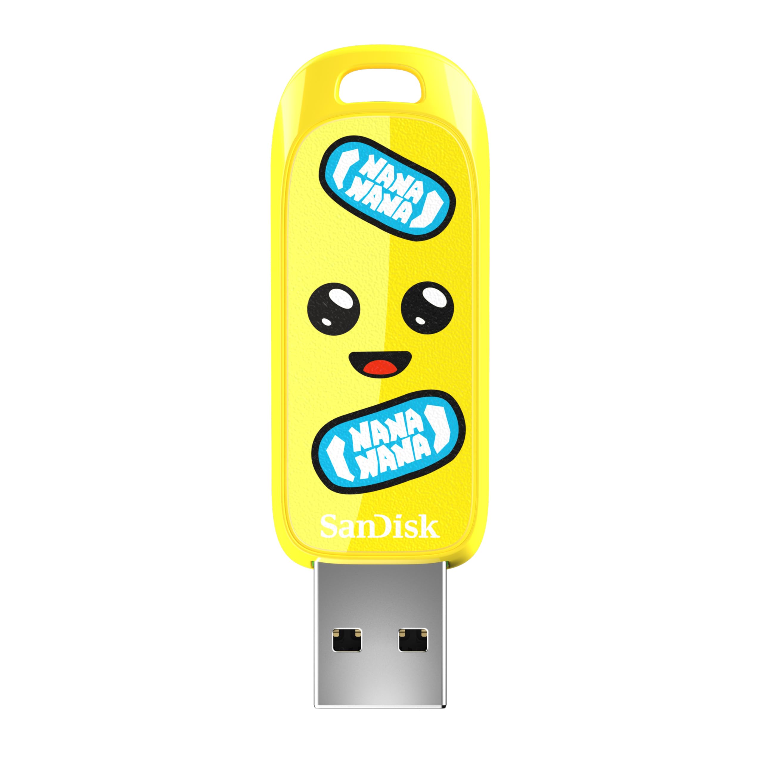 SanDisk 256GB Fortnite USB Flash Drive, Peely Edition - Up to 130MB/s, USB Type-A, for Smartphones, Gaming Consoles, and Computers - SDCZIF-256G-G46