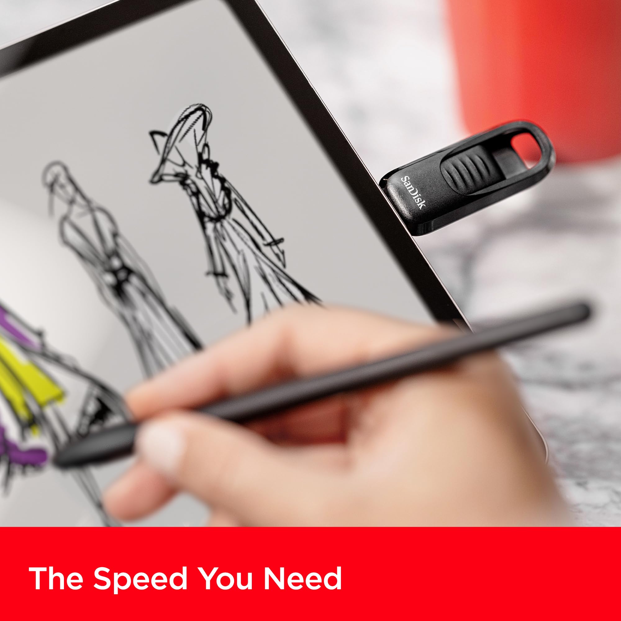 SanDisk 1TB Ultra Slider USB Type-C Flash Drive - Up to 400MB/s, USB 3.2 Gen 1, Retractable Connector - SDCZ480-1T00-G46 4 SanDisk 1TB Ultra Slider USB Type-C Flash Drive - Up to 400MB/s, USB 3.2 Gen 1, Retractable Connector - SDCZ480-1T00-G46