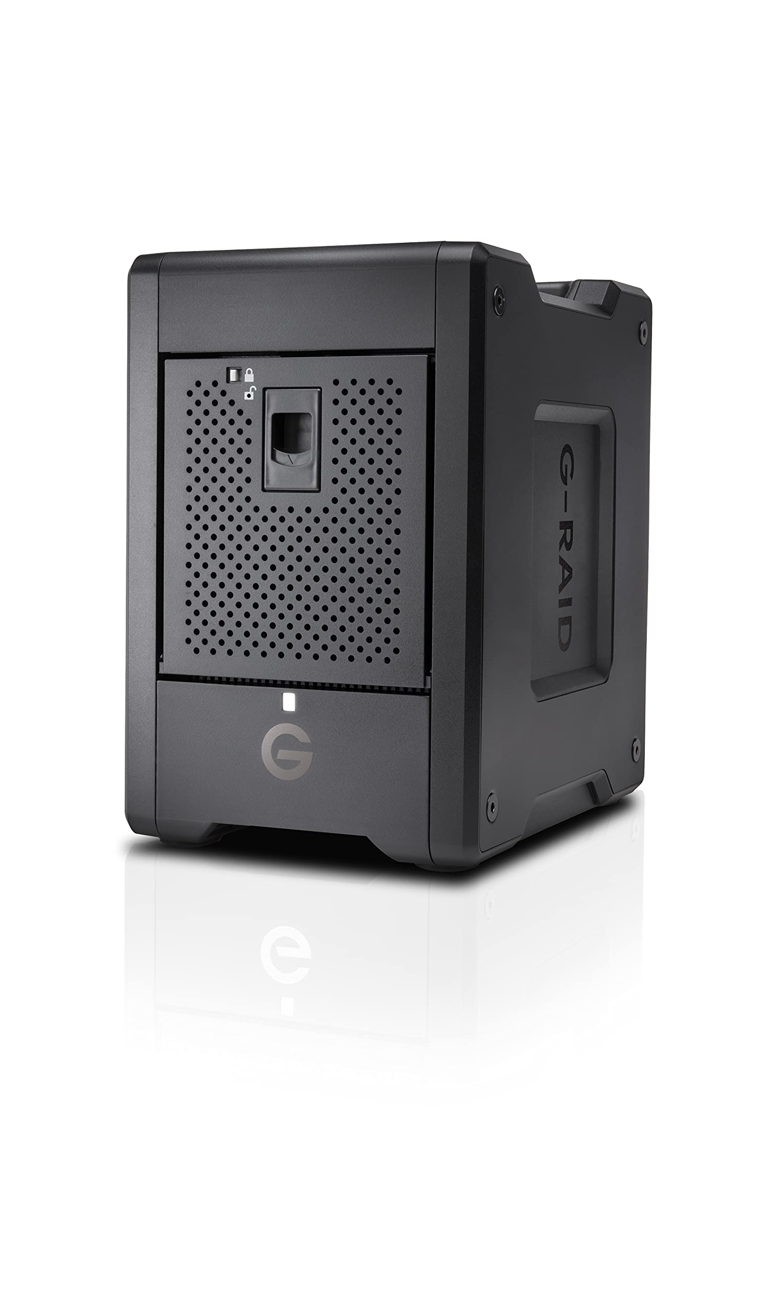 SanDisk Professional 48TB G-RAID Shuttle 4 - Enterprise-Class 4-Bay External Hard Drive, Thunderbolt 3 and USB-C, Transportable, Hardware RAID - SDPH34H-048T-NBAAB