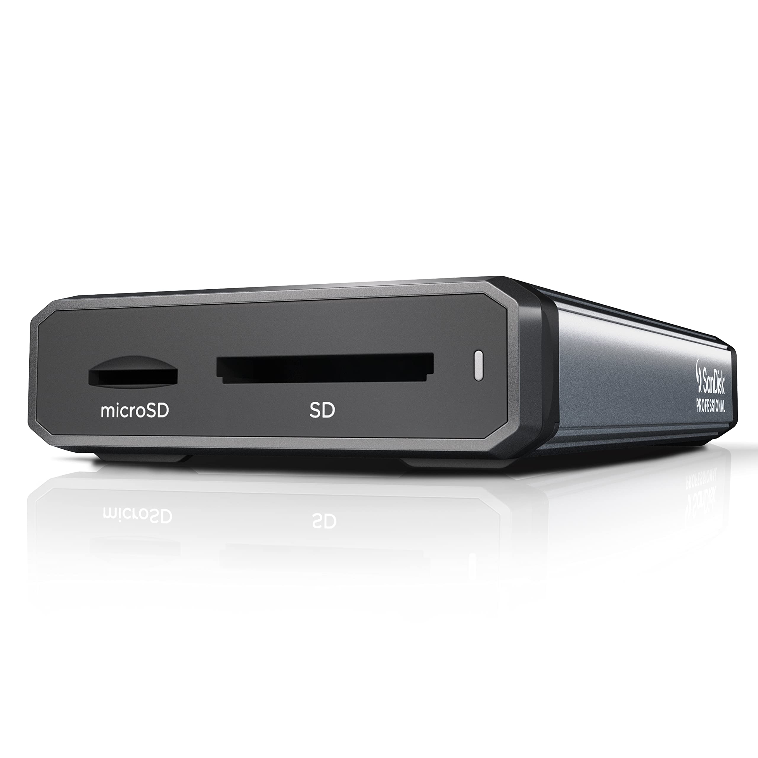 SanDisk Professional PRO-Reader SD and microSD - High Performance Card Reader for SD and MicroSD Cards, USB 3.2 Gen 1 - SDPR5A8-0000-GBAND